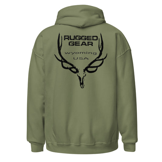 Wyoming USA Rugged Hoodie